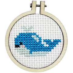 The Crafty Kit Company 'Whale Done!' Mini Matchbox Cross Stitch Kit