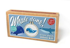 The Crafty Kit Company 'Whale Done!' Mini Matchbox Cross Stitch Kit