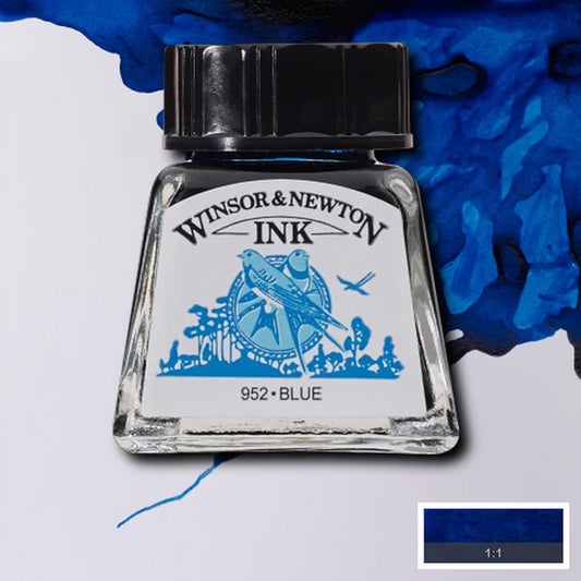 Winsor & Newton Blue Drawing Ink