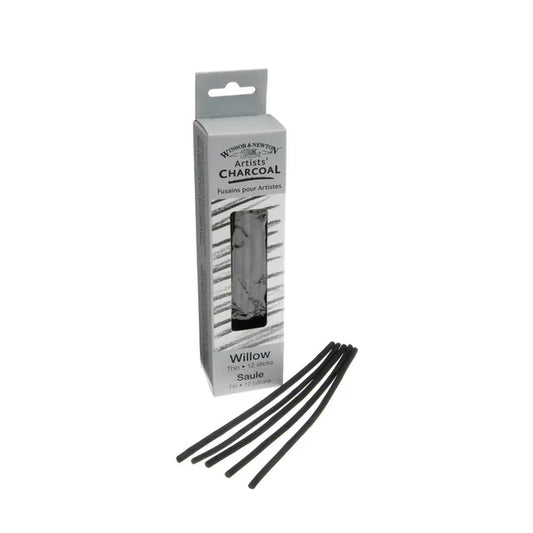 Winsor & Newton Artists' Willow Charcoal Thin 12 Sticks