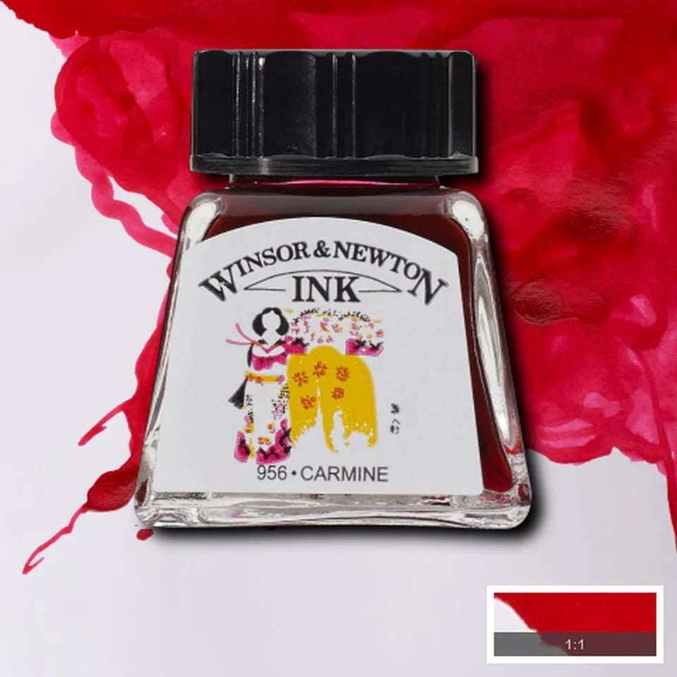 Winsor & Newton Carmine Drawing Ink