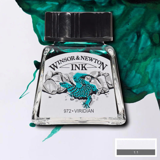 Winsor & Newton Viridian Drawing Ink