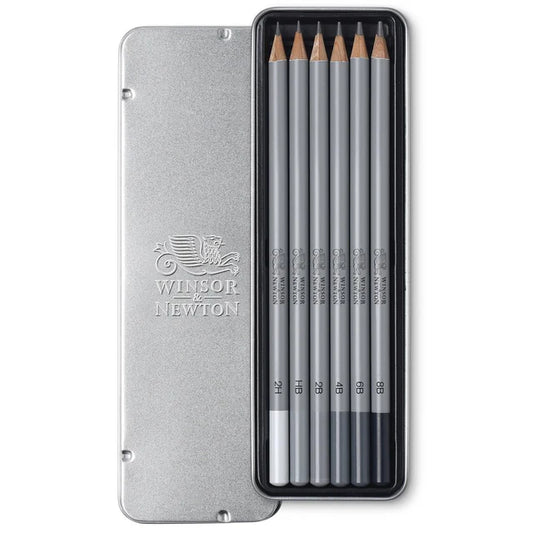 Winsor & Newton Assorted Graphite Pencil Set of 6