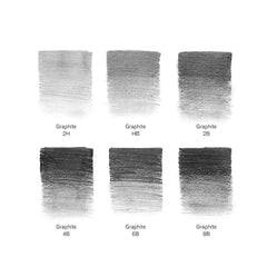 Winsor & Newton Assorted Graphite Pencil Set of 6