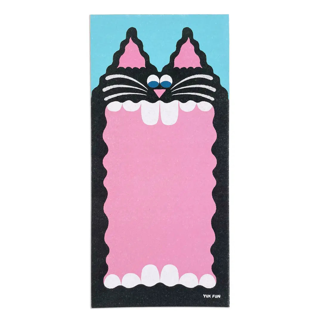 Yuk Fun Big Mouth Cat Notepad