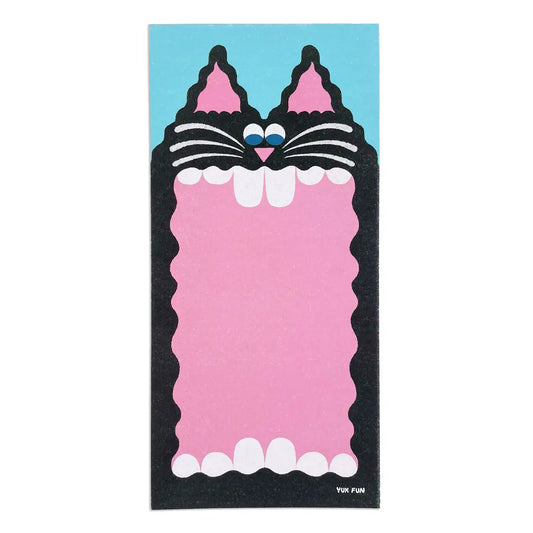 Yuk Fun Big Mouth Cat Notepad