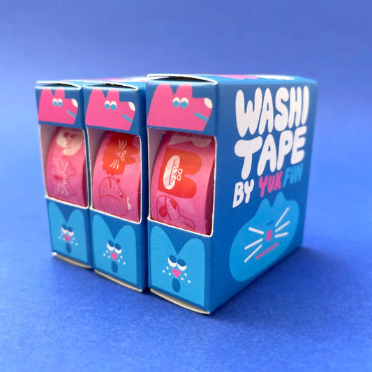 Yuk Fun Joy Boys Pink Washi Tape