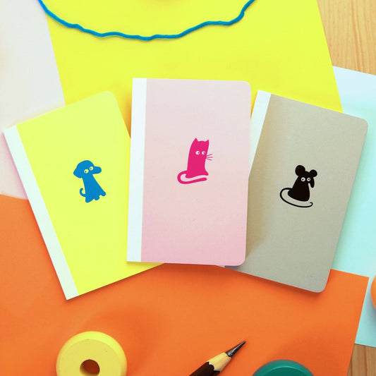 Odd Goose Critters Cat Pocket Notebook