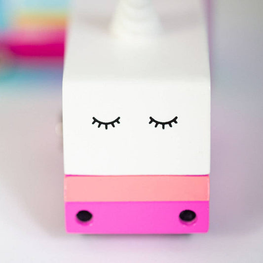 Candylab Unicorn Van Wooden Diecast Toy Car