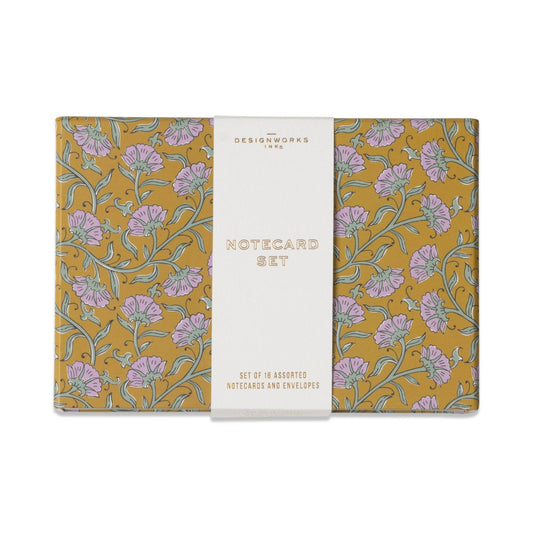 Designworks Collective Vintage Floral Notecards Set of 16