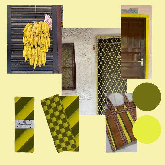 Petra Boase Olive/Yellow Patterned Luxury Tissue Paper