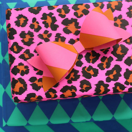 Petra Boase Leopard Ginger/Pink Luxury Tissue Paper