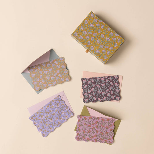 Designworks Collective Vintage Floral Notecards Set of 16