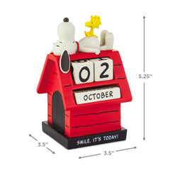 Peanuts™ Snoopy & Woodstock Perpetual Doghouse Calendar
