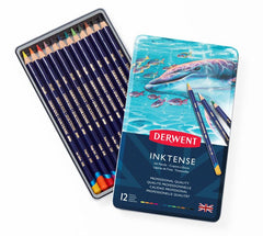 Derwent Inktense Pencils 12 in a Tin